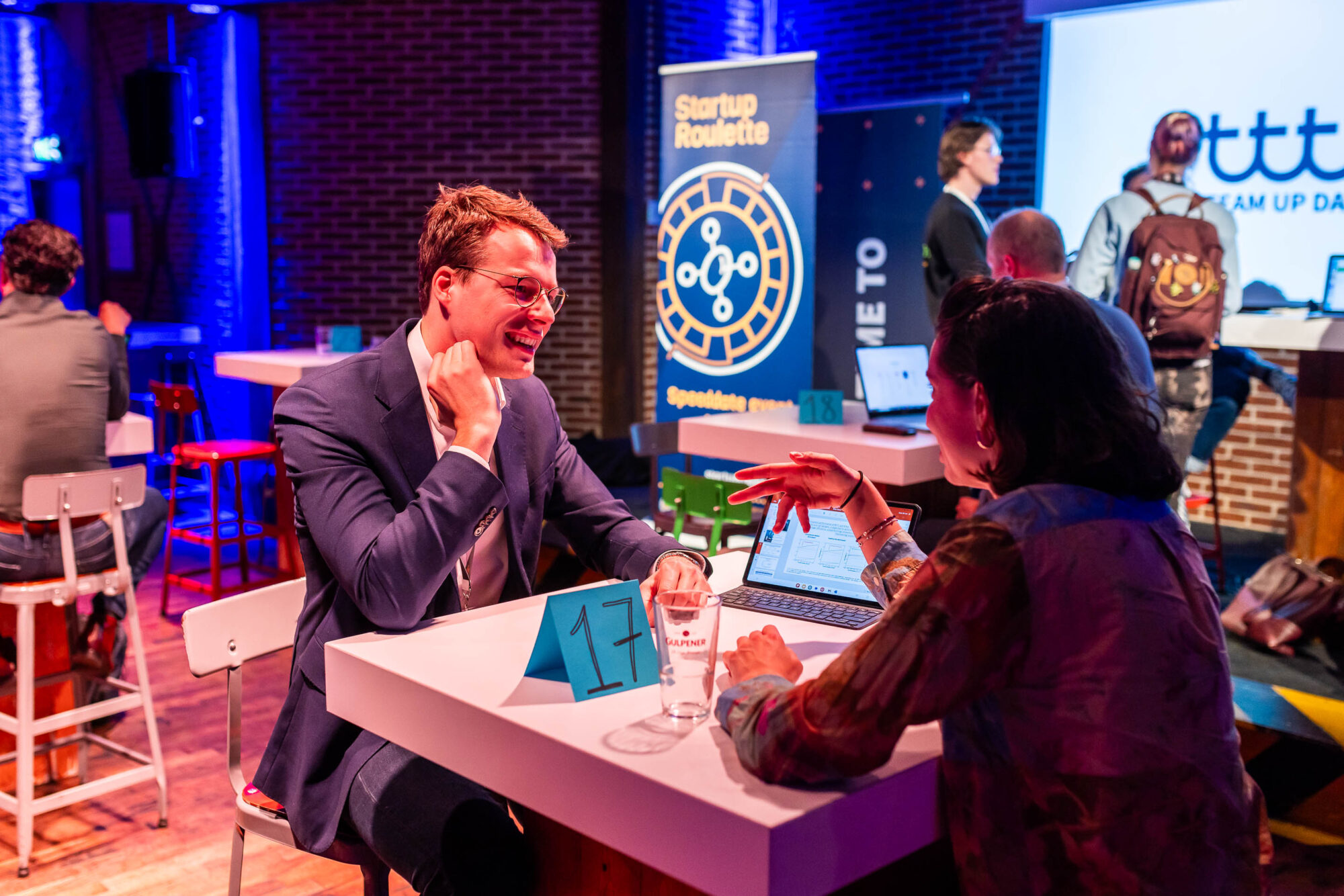 STARTUP ROULETTE AT THE TEAM UP DAY